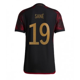 Tyskland Leroy Sane #19 Borta Kläder VM 2022 Kortärmad